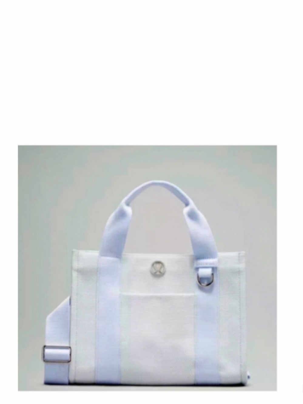 NEW Lululemon Canvas Tote Bag 4.5 Mini Windmill Light Ivory